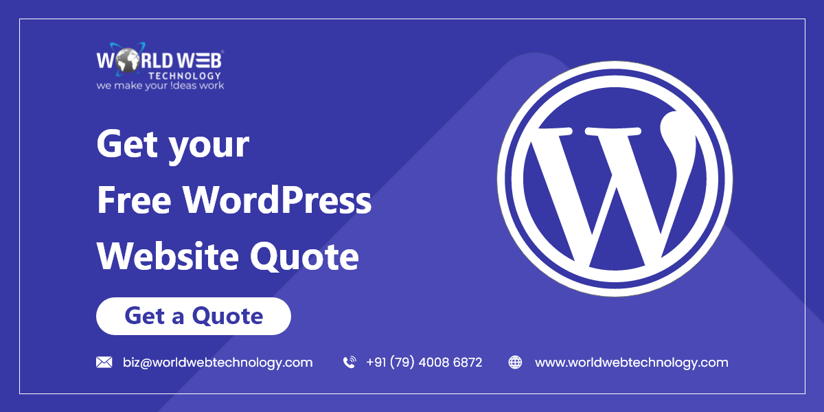 get your free wordpress website quote